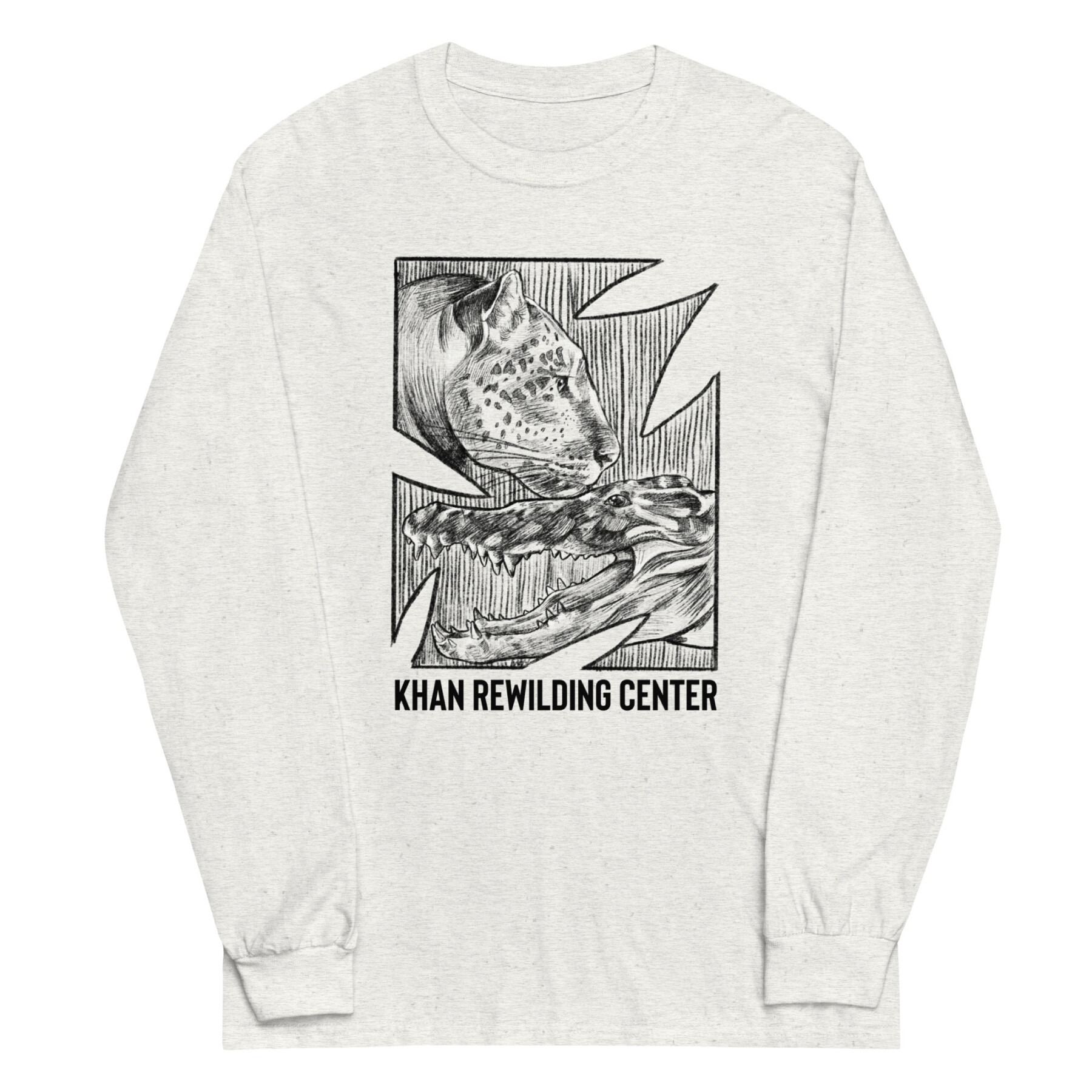 Tee - Long Sleeve Khan Center Unisex w Back Logo