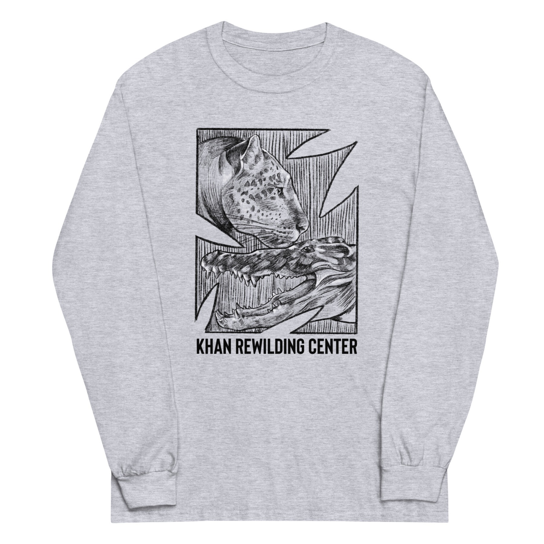 Tee - Long Sleeve Khan Center Unisex w Back Logo - Image 4